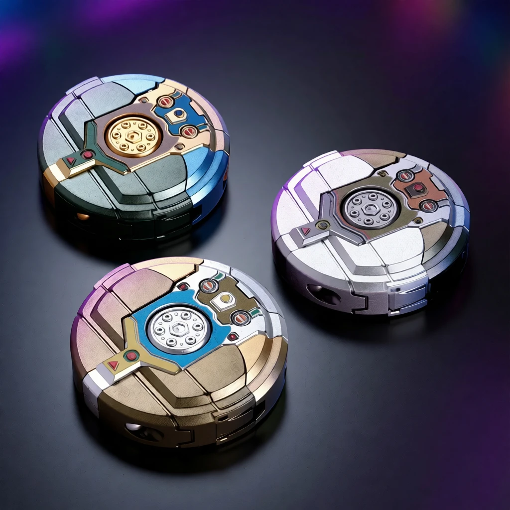 

New 360 Rotating Ball Deformation Robot Fingertip Gyro Decompression Fidget Toy for Adults Unique Stress Relief Sensory Toys