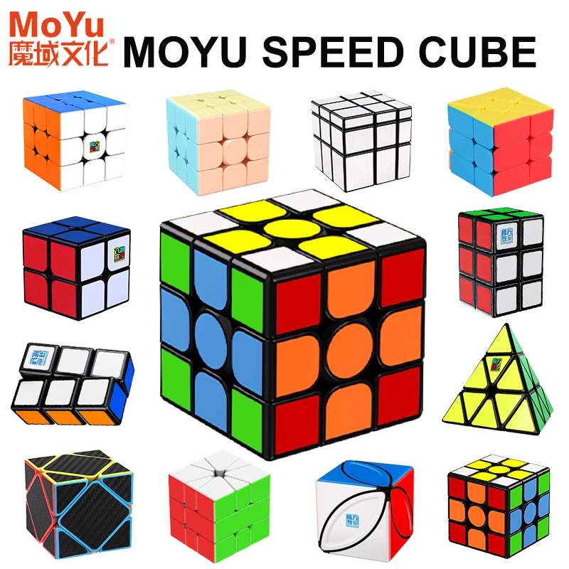 MOYU Meilong 3X3 2X2 Chuyên Nghiệp Khối 3X3X3 3 × 3 Rubick tốc Độ Xếp Hình Fidget Đồ Chơi Trẻ Em Rubix Miễn Phí Vận Chuyển Cubo Magico