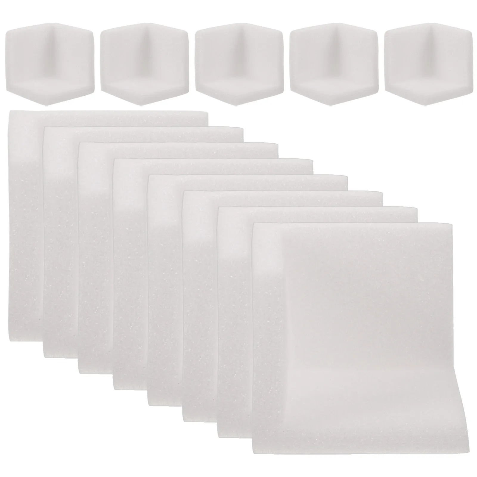 50Pcs Corner Protector Expanded Polyethylene Furniture Corner Guards Table Picture Frame Edge Safety Bumpers Collision