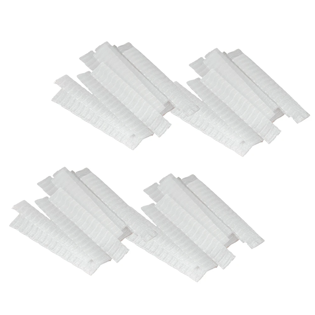 100Pcs Makeup Brushes Protective Covers Pe Plastic Net Sleeves Mesh Design Clean Easy Recognize Makeup Brush Protector