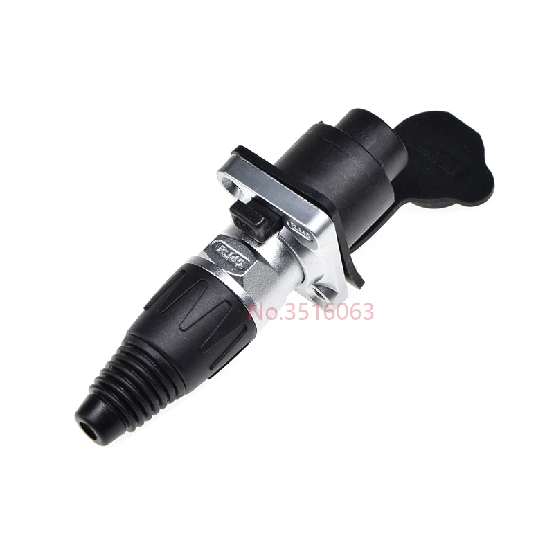 Waterproof IP65 Rj45 Male Plug + Female Socket Connector Panel Mounting Rj45 Network Ethernet Connector Adapter 8pin 8p8c