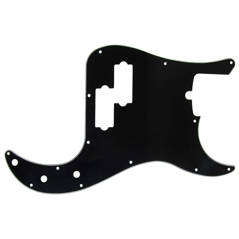 Guitar 3Ply 13 Hole P Bass Pickguard Scratch Plate Pick Guard for 4 String American/Mexican Standard Precision Bass Part