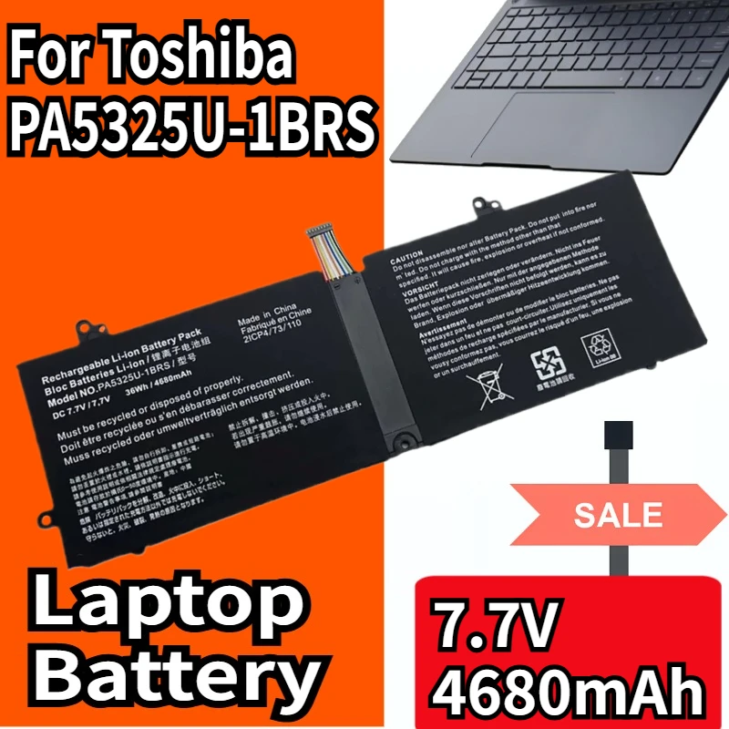 New PA5325U-1BRS PA5325U Battery For Toshiba Portege X30 X30-T-E X30T-E-10Q X30T-E-1DP Series