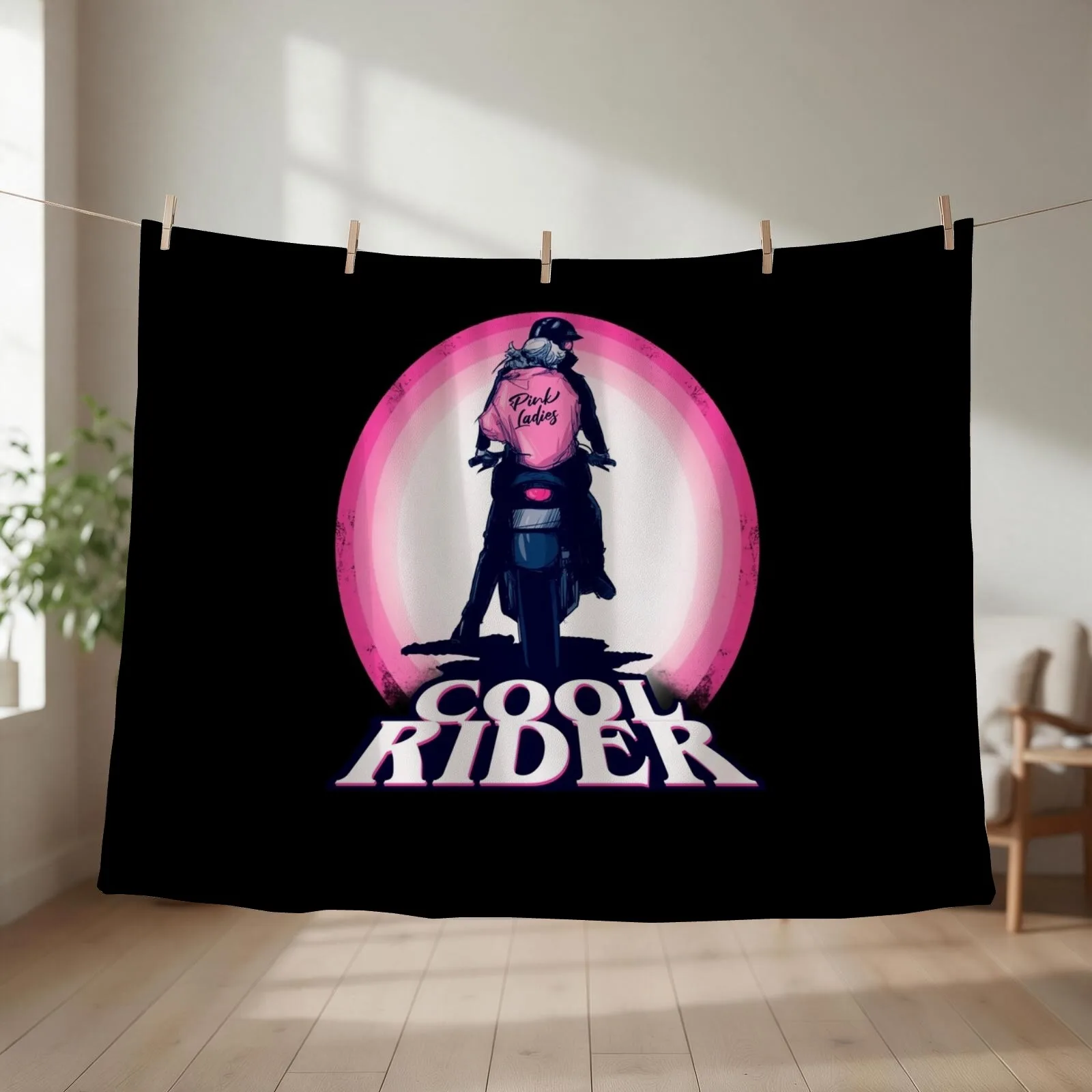 Cool Rider Throw Blanket Fashion Sofas Decorative Throw Large Tourist Blankets