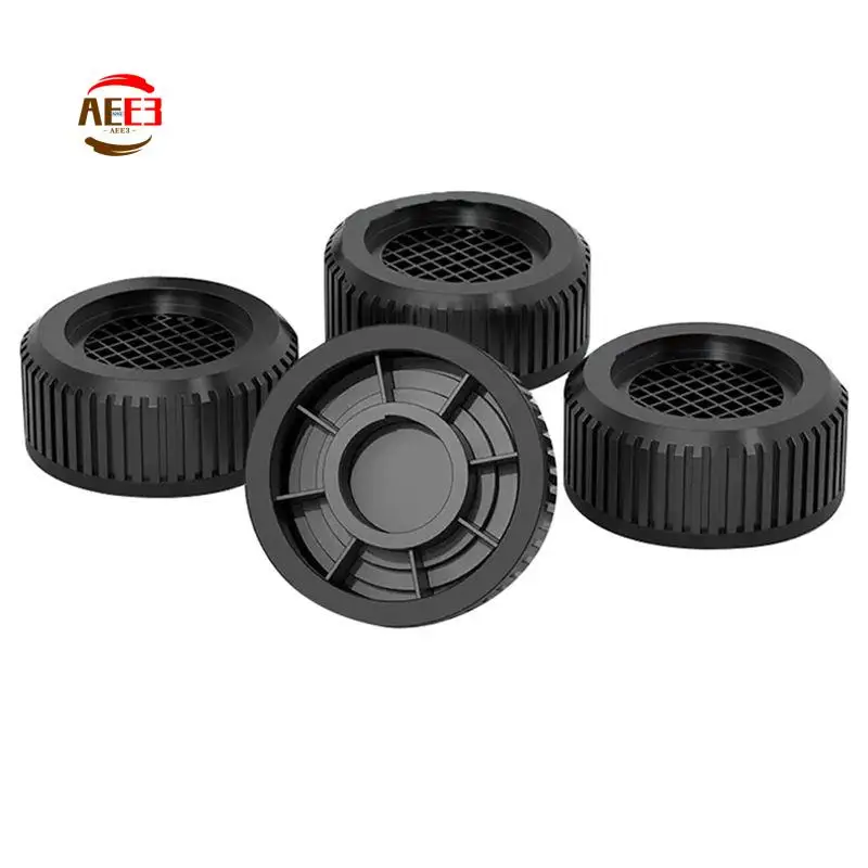 AEE3-4 Piece Washing Machine Height Increase Pads Non-Slip Pads Refrigerator Dryer Support Stand 3.3CM