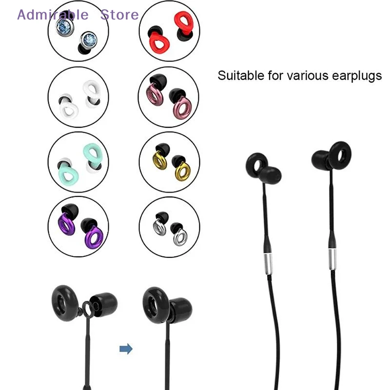 wAnti-Lost Magnetic Earplug Lanyard Durable Soft Silicone Strap Universal Fit for All Standard Earplugs for Daily Use