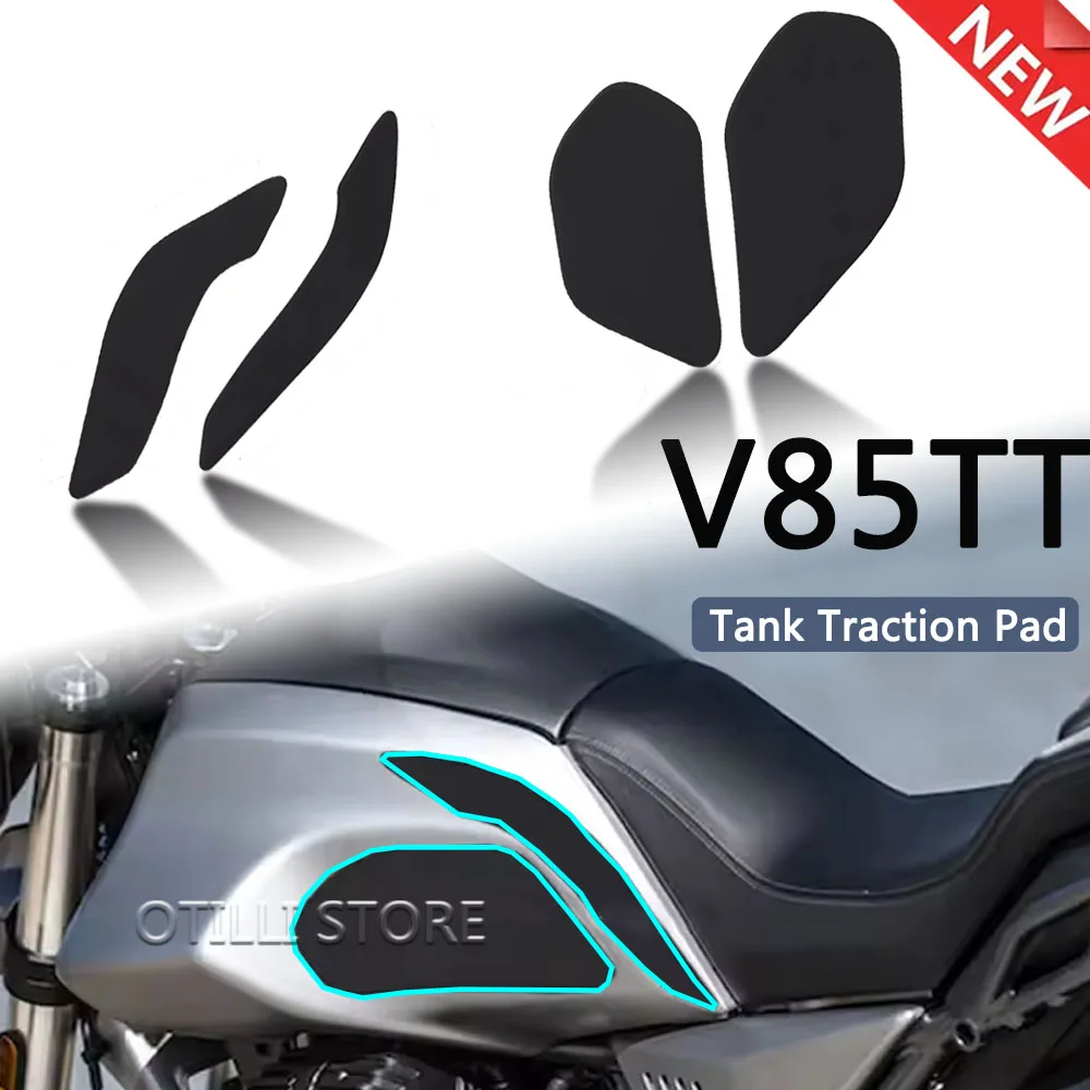 

Motorcycle Non-Slip Side Anti Fuel Tank Pad Stickers Waterproof Pad For Moto Guzzi V85TT V85 TT 2019-2024 Spare Parts