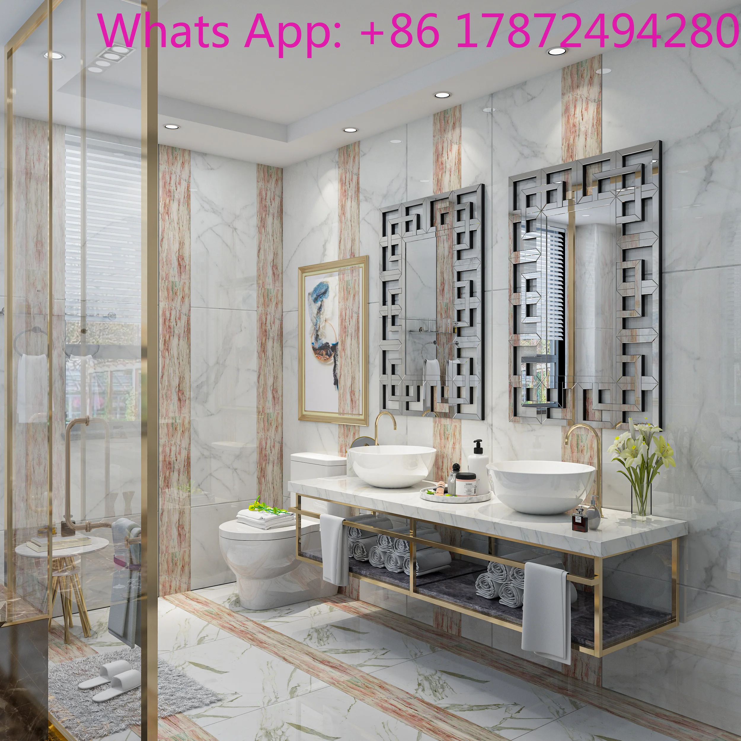 for Hotel Home Vanity Silver Mirror Rectangular Wisfor Art Decorative Wall Mirrors Large Grecian Venetian Mirror