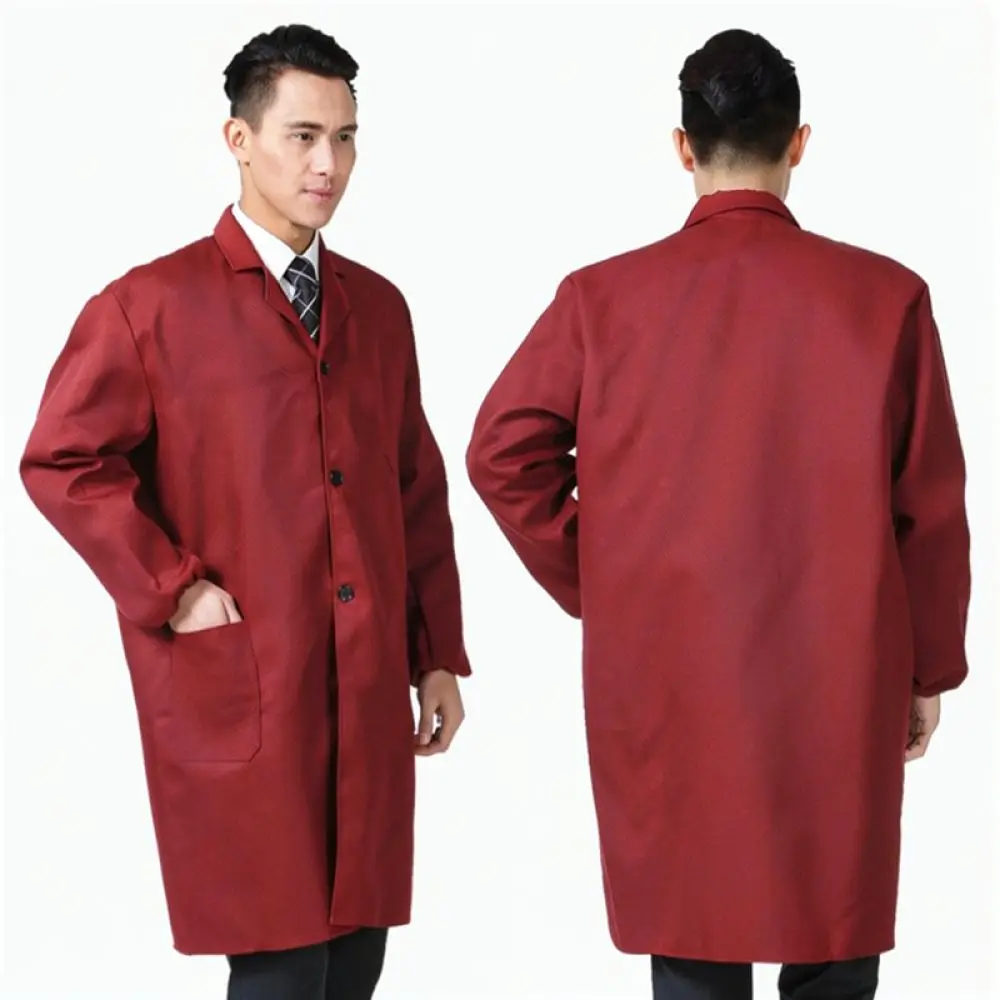 Professional Safety Uniform Long Sleeve Workwear Jacket Durable Anti Dust Apparel For Men Workshop Logistics Warehouse Tasks
