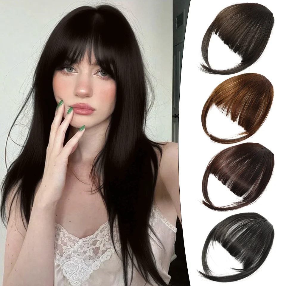 LUPU Clip-In Synthetic Bangs Wig - Ideal for Cosplay and Parties Perfect for Halloween, Parties, and Special Occasions