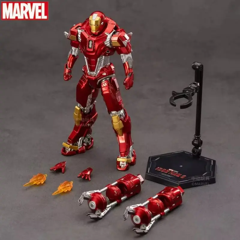 Figurines d'action Marvel Studios pour enfants, Iron Man, Extron Saga, Mk35, Mk41, modèle Mk47, décoration de bureau, jouets poupées, cadeaux d'anniversaire, nouveau