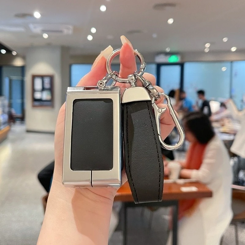 

Premium Zinc Alloy Key Cover Case for Volvo EX30 Ultra/EX30 Long Range Plus (2025) - Protective Key Fob Shell Key Bag Chain