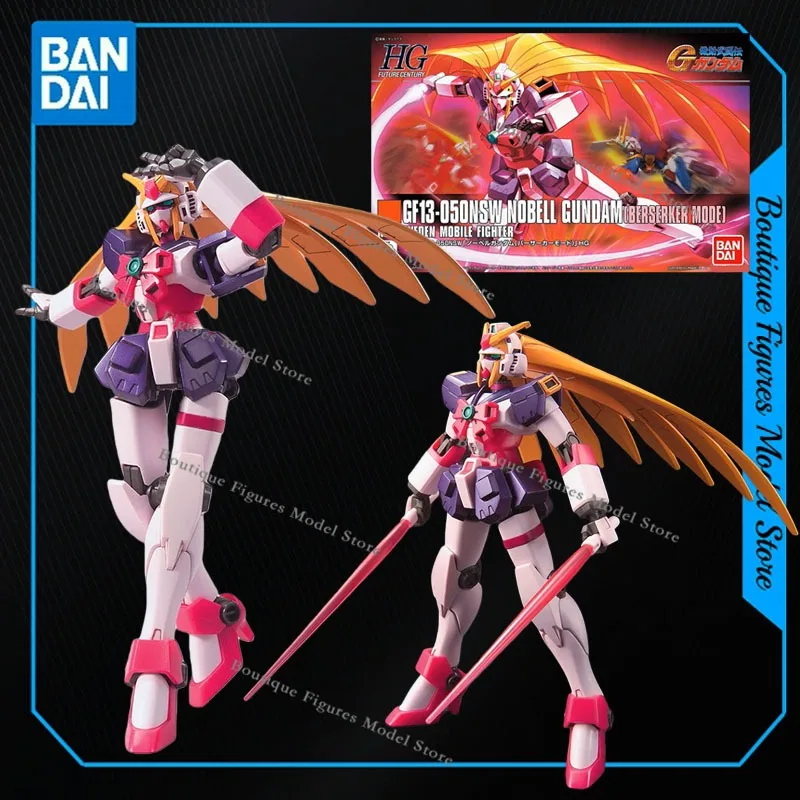 

Bandai Original Genuine HG GF13-050NSW NOBELL GUNDAM BERSERKER MODE Action Anime Figures Toys Kids Gift Assembly Model Ornaments
