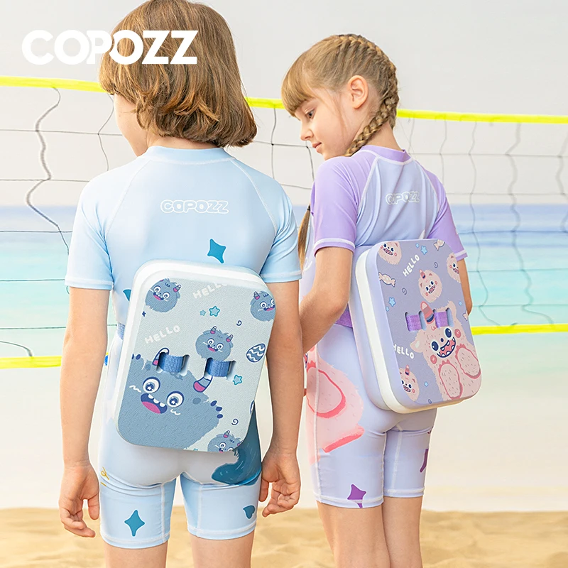 copozz-安全水泳用アクセサリー-eva製浮力ベルト-女の子・男の子向け-快適で軽量な夏の水泳用バックフロート-トレーニング用-﻿