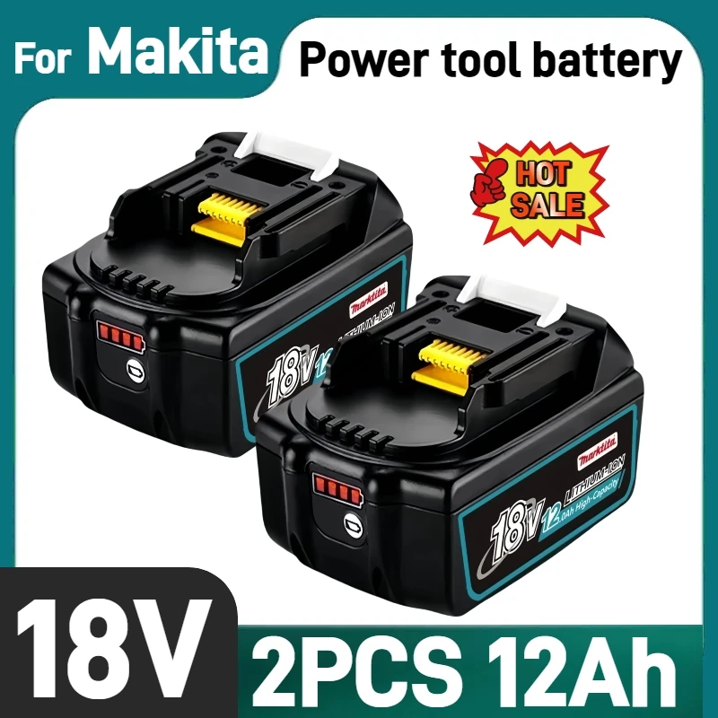 

Original for Makita 18V battery, 12.0Ah rechargeable battery, for Makita ddf487 dtw700 dga504 dtd173 djv182 power tool battery