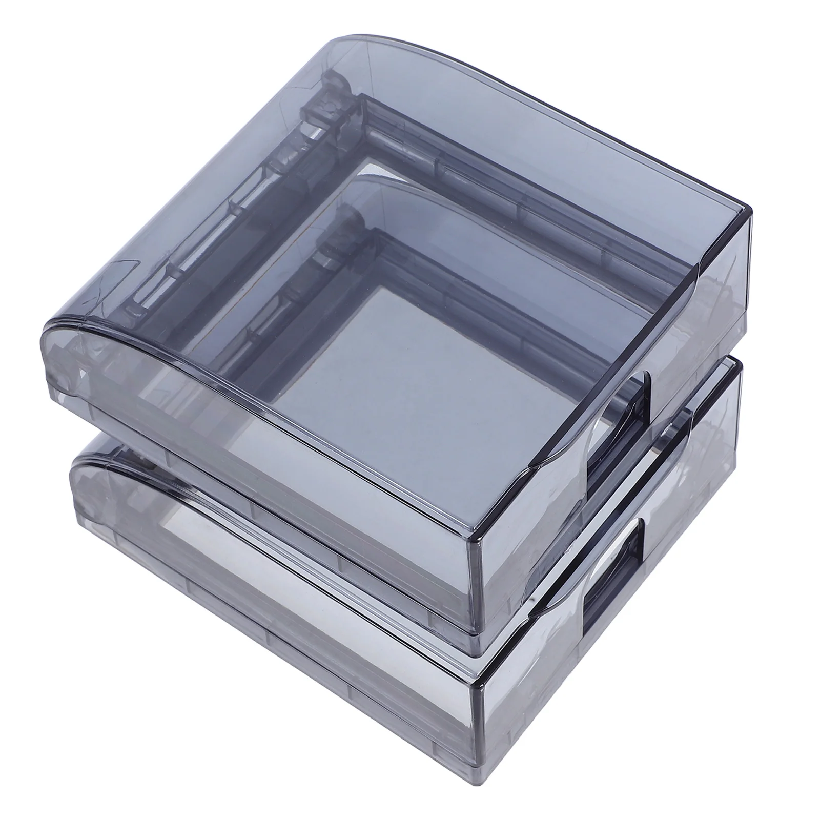 

2Pcs Waterproof Protective Socket Cover Transparent Plastic Outlet Box Bathroom Shockproof Weatherproof Electrical Receptacle