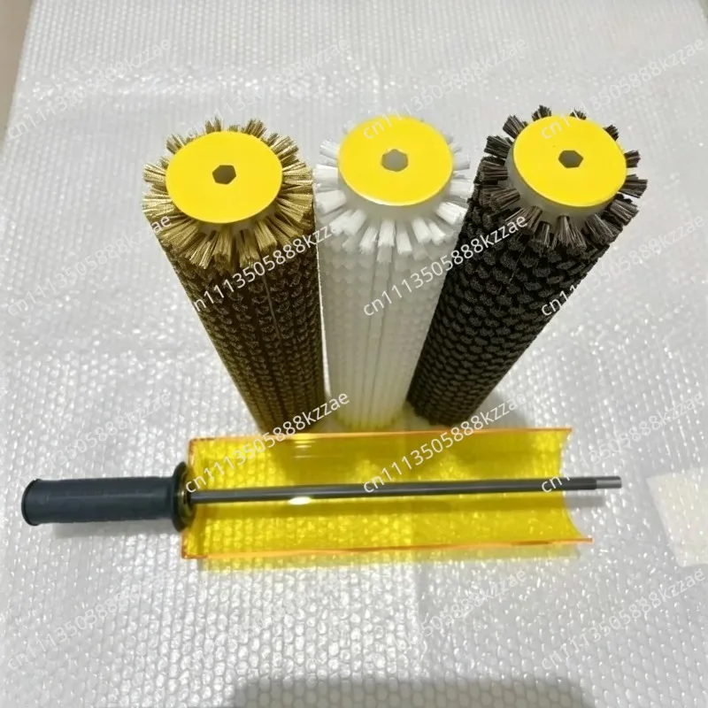 apply to Snowboard Electric Waxing Roller Polishing Nylon Horse Hair Copper Wire Brush 300mm