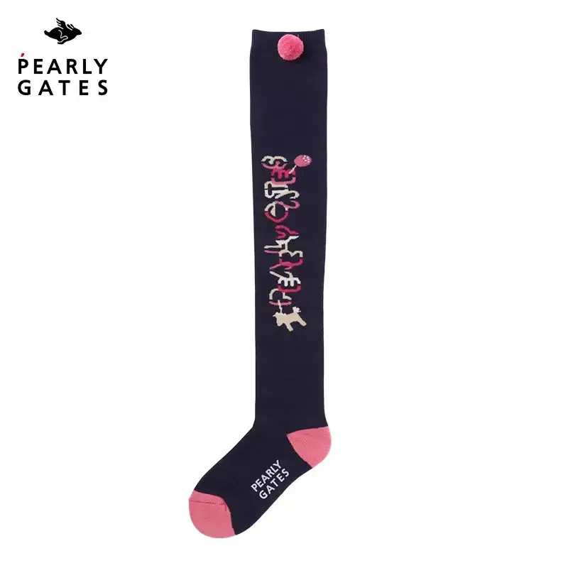 PearlyGates Golf Accessories Japanese Women's Autumn/Winter Warm High End Knee Socks Long Socks Socks