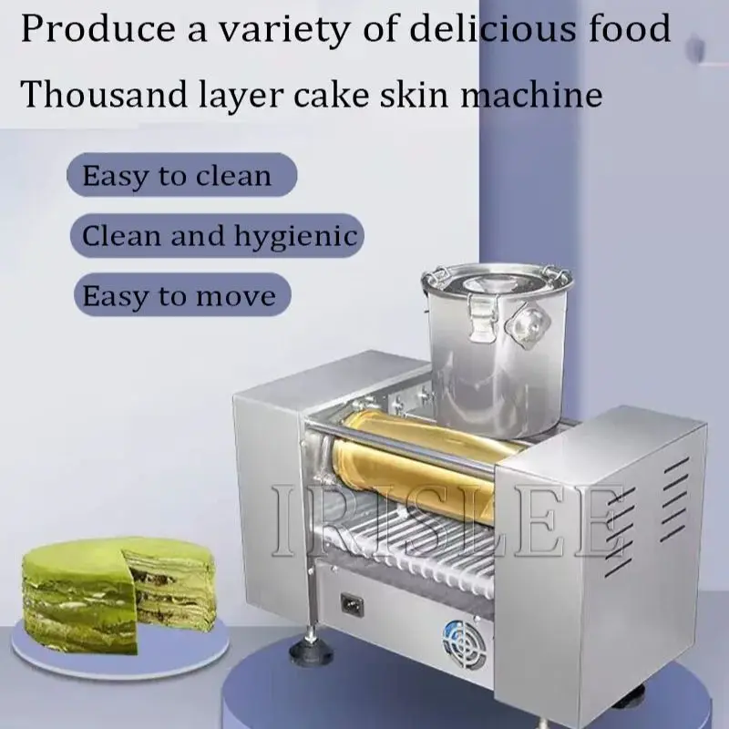 

2800W Roast Duck Pie Crust Machine Pancake Machine 220V Thousand Layer Cake Making Machine Spring Roll Skin Forming Equipment