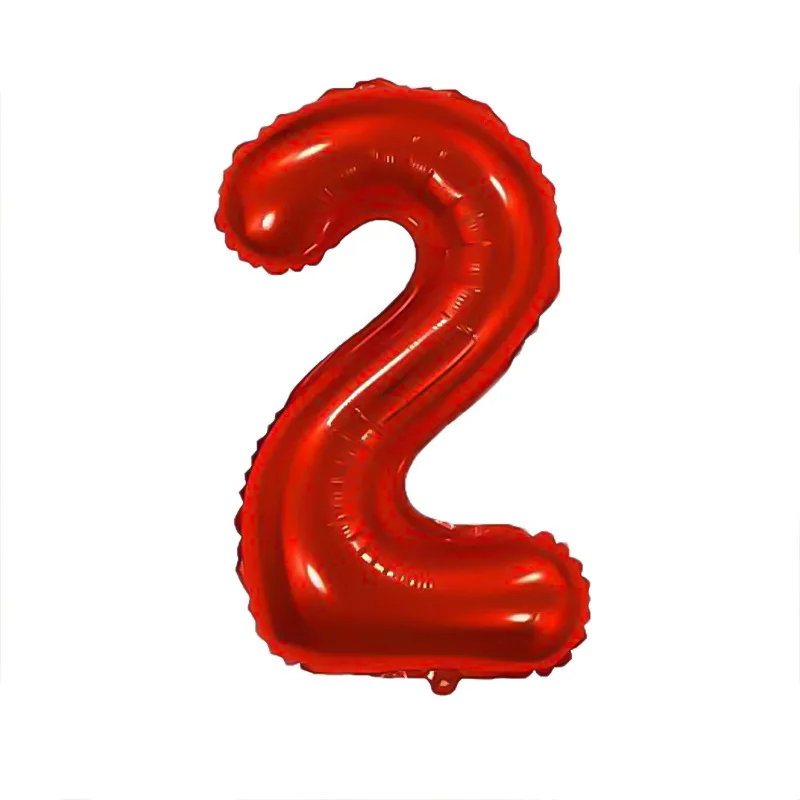 1 Stück 40 Zoll US-Version Schlanke Große Rote Zahlen 0-9 Folienballons Hochzeit Geburtstag Party Dekoration Jubiläum Heliumballon – Detail 8