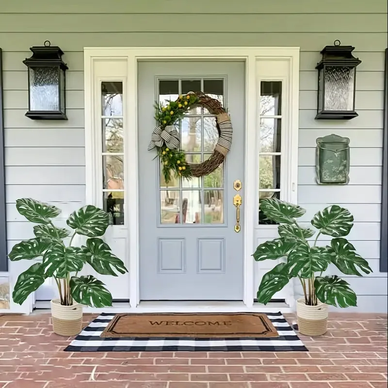 

Living room furnishings bedroom floor simulation green potted plant ornaments turtle back indoor decoration fake plants