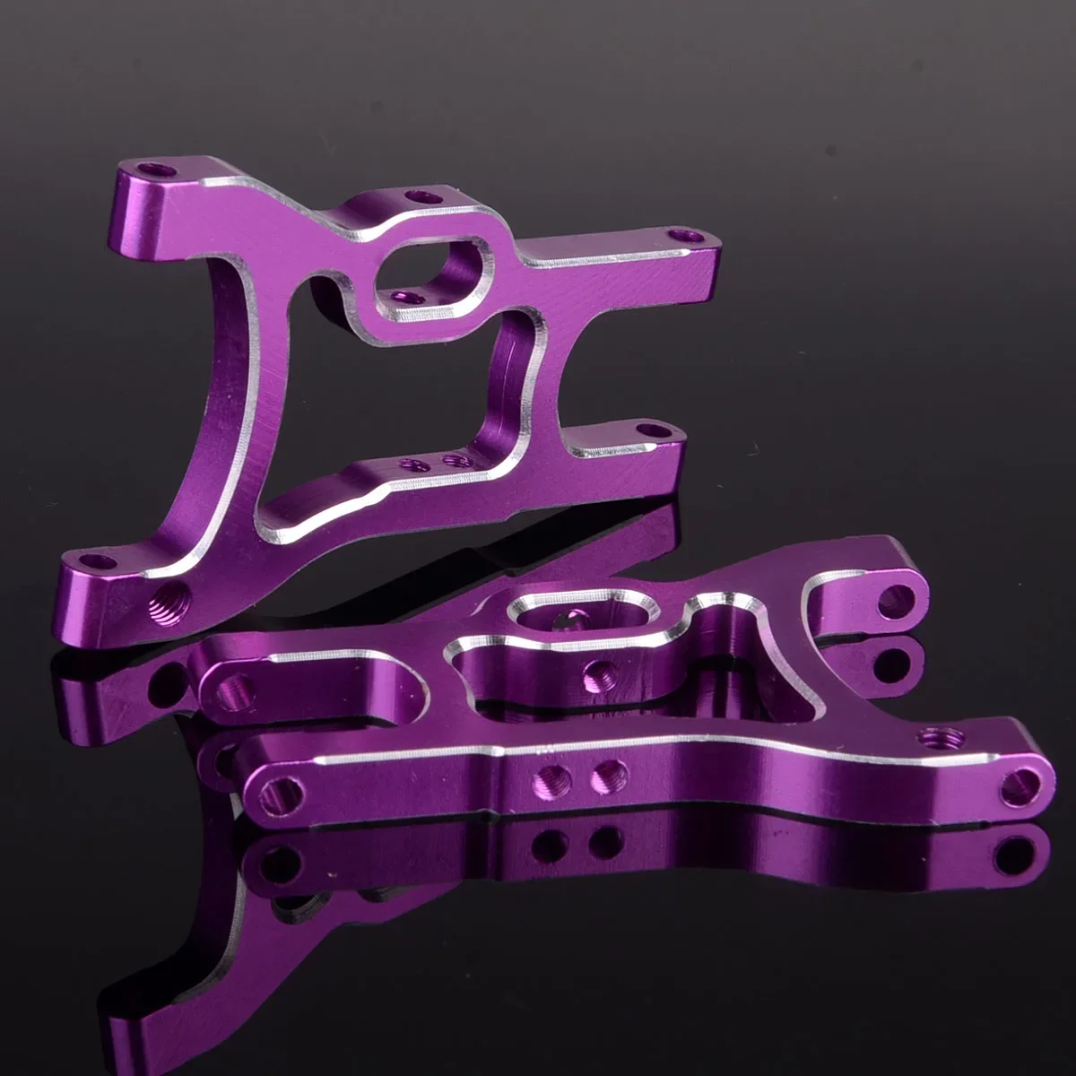 Brazo de suspensión inferior trasero de aluminio # 02007/02160 Piezas de mejora para coche de deriva en carretera HSP 1/10 RC