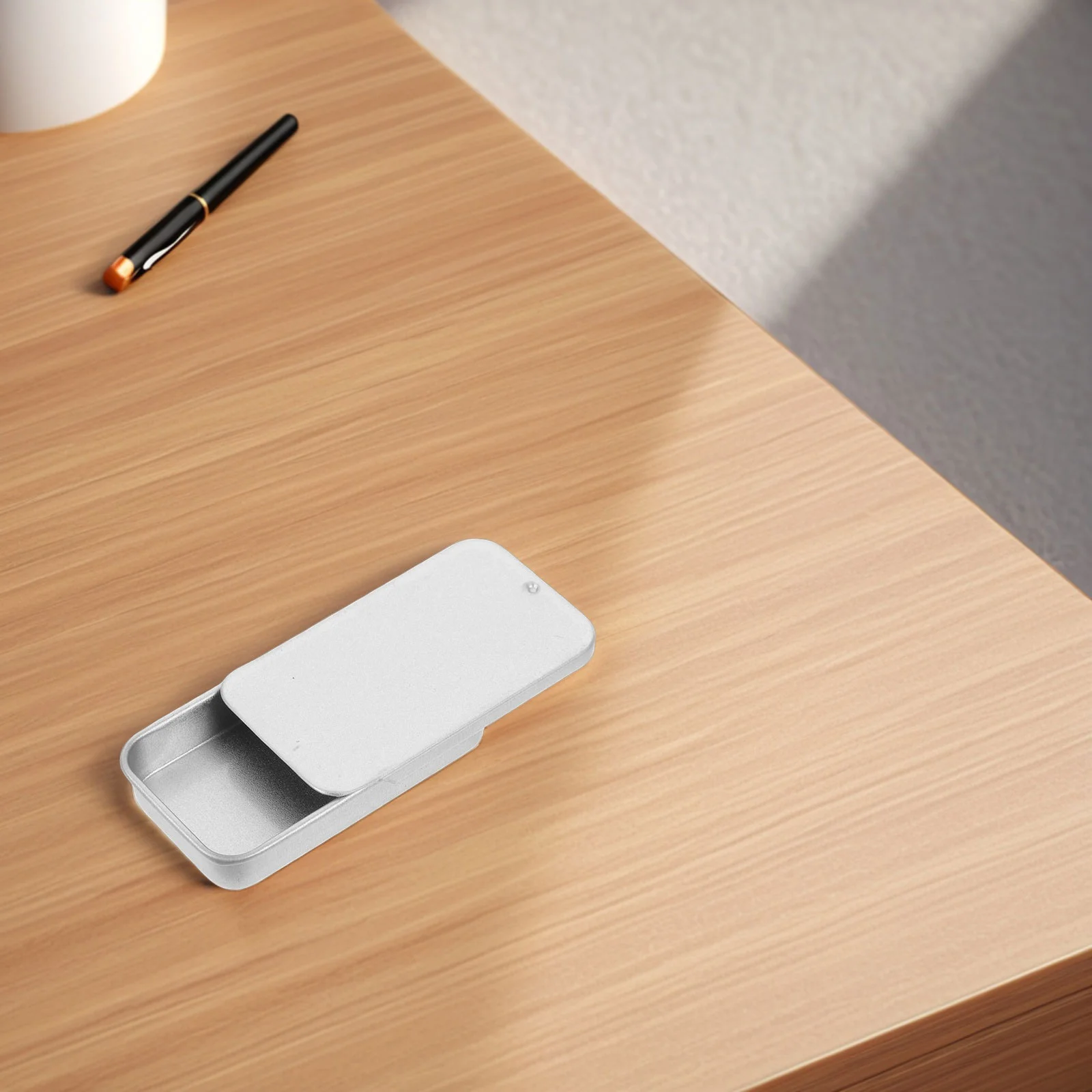 20 Pcs Tinplate Push-pull Box Pill Boxes Retro Case Metal Pocket Organizer Container Travel Small Candy Craft Storage