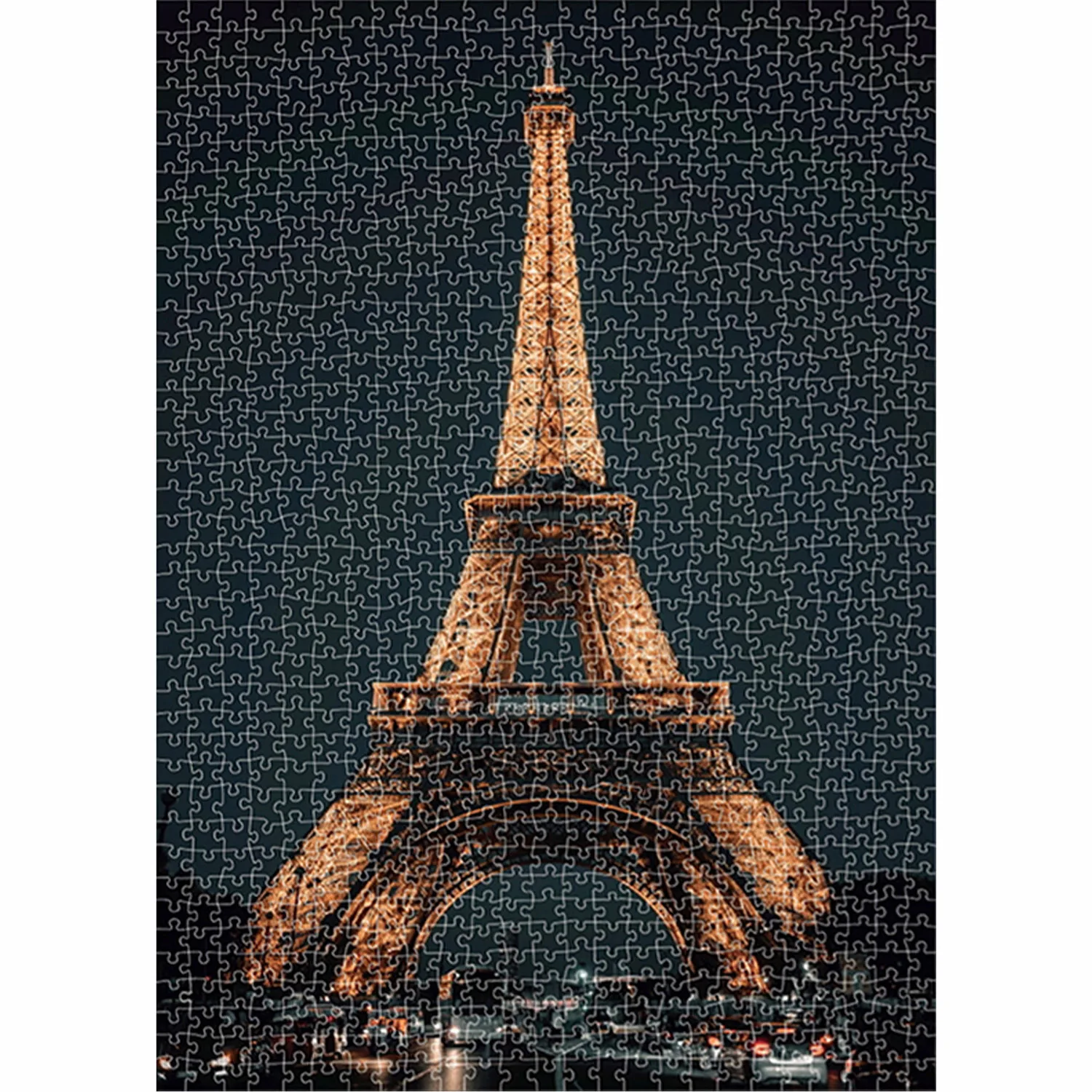 1000 Pieces Eiffel Tower Jigsaw Puzzles for Adults Home Decor Games Family Fun Floor Puzzles Educational Toys for Kids