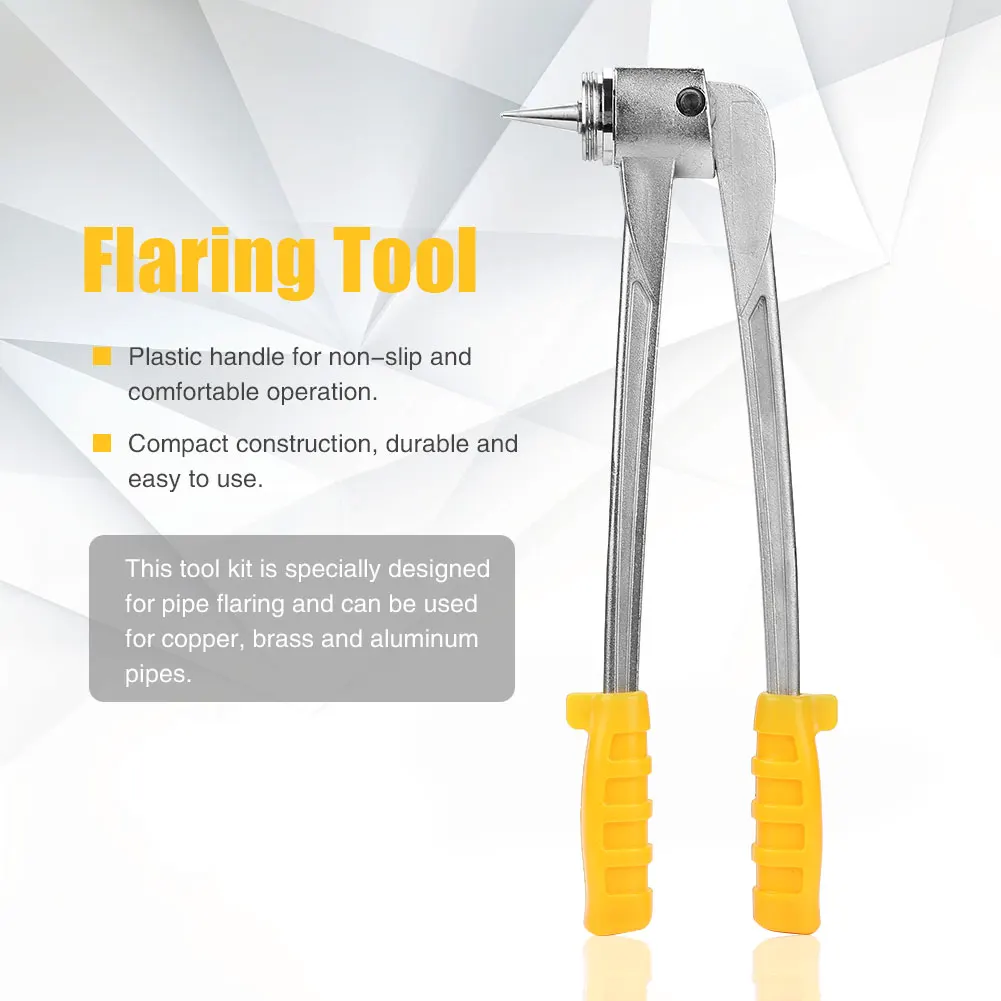 Expanding Tool Manual Pipe Flaring Expander Tool Hydraulic Copper Heads Tube Swaging Kit Tube Flaring Tool Pipe Flaring Tool