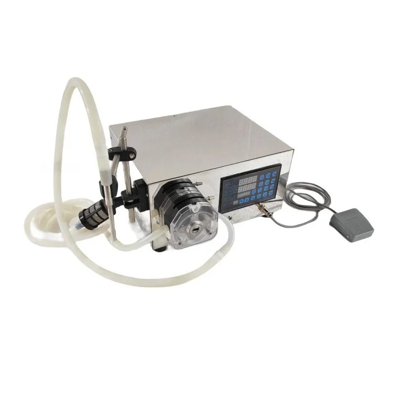Resistant peristaltic pump for essential oils, perfumes,   s, small quantitative mechanical filling machine