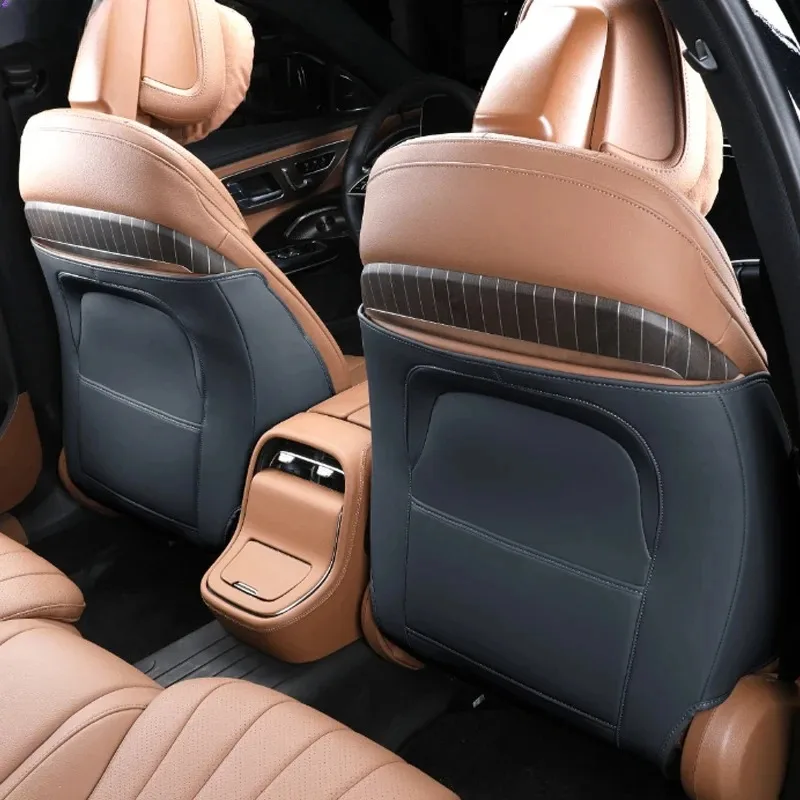 Auto Hinten Sitz Anti Kick Schutz Pad Für Mercedes Benz E Klasse W214 E260 E300 Innen Dekoration Änderung Zubehör – Detail 3