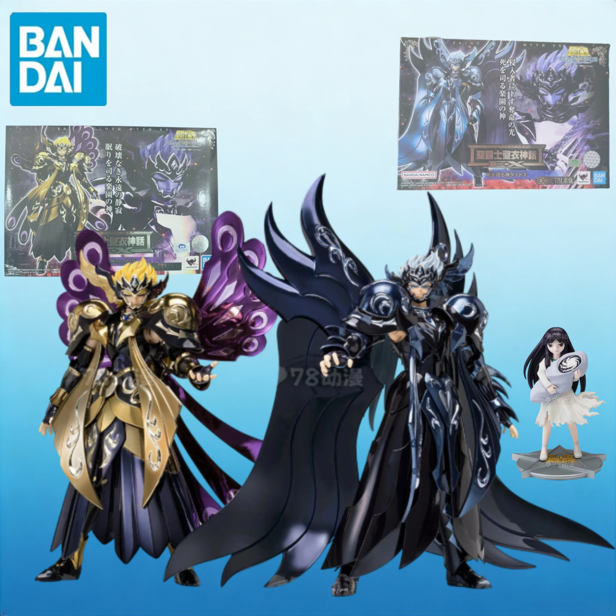 

В наличии: Коллекционные фигурки Bandai Saint Seiya Cloth Myth EX Edition Hades Specters Hypnos Thanatos – идеальный подарок