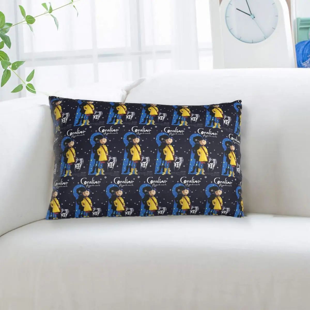 

CORALINE Rectangle Pillowcase Cushion Cover Decor Bedroom Bed Home Comfort Throw Pillow