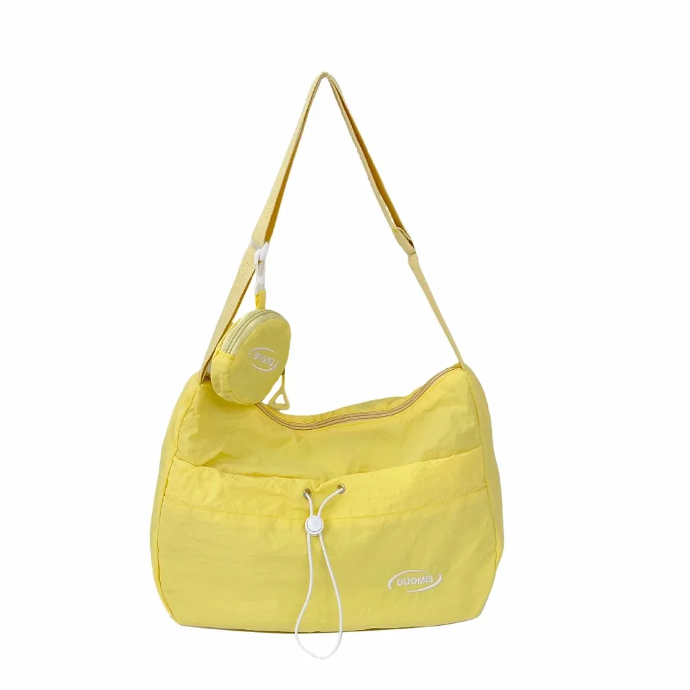 

Quick-dry Nylon Shoulder Bag Harajuku Coin Pouch Quick-dry Crossbody Bag Tote Korean Style Message Bag with Coin Purse Male