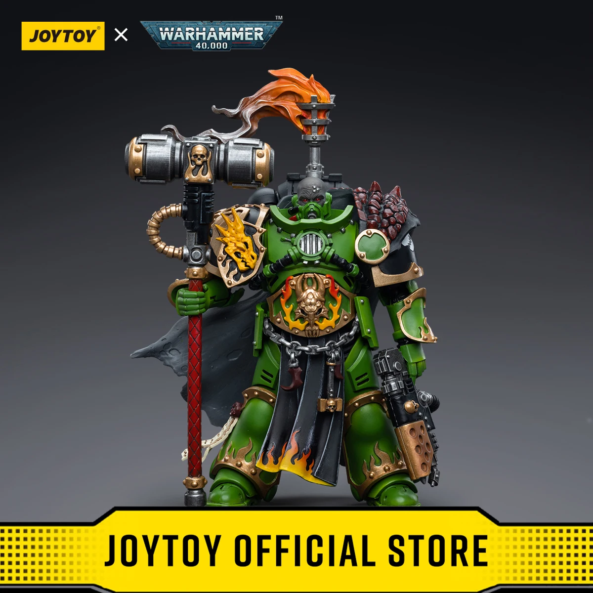 JOYTOY Warhammer 40k 1/18 شخصيات الحركة السمندر كابتن أدركس أجاتون