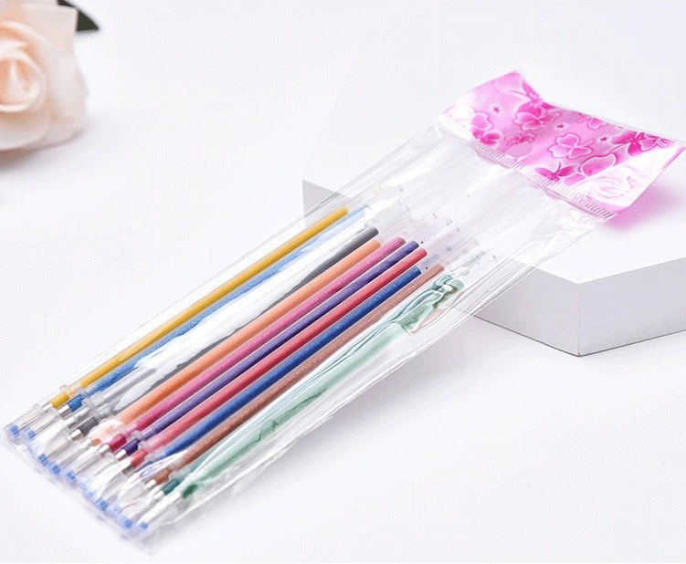 12-100 Farbige Gelstift-Nachfüllungen Set - Glitzer, Pastell, Textmarker, Metallic-Tinte für Künstler, Scrapbooking und Graffiti-Zeichnen – Detail 7