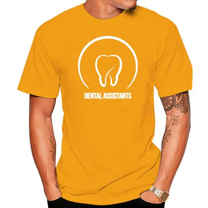 Men's Dental Assistants - Dental Assistants t shirt Design tee shirt Euro Size S-3xl cool Anti-Wrinkle Building slim shirt