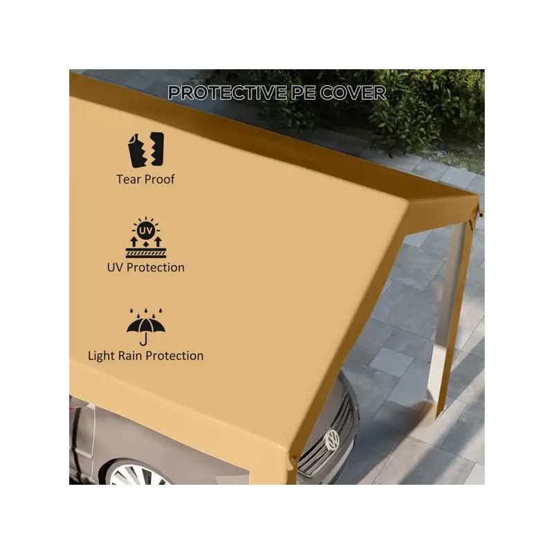 Крыша Carport без кронштейна — прочный и простой в установке уличный укрытие для транспортных средств, универсальное решение для навеса для