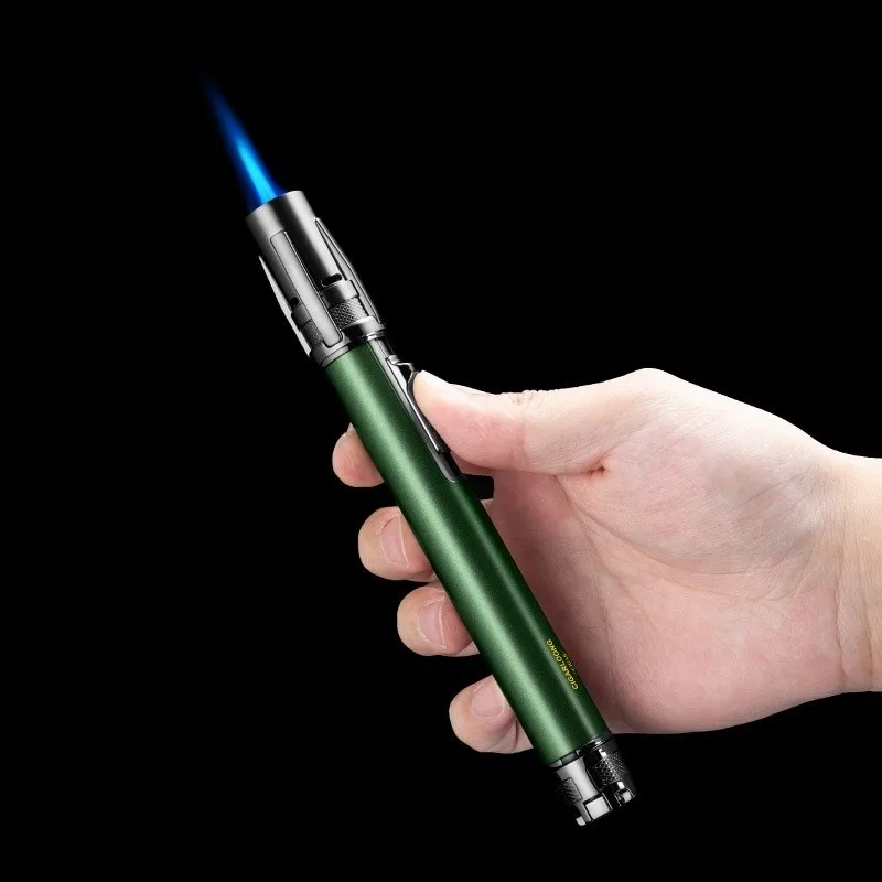 CBJQ-25E3， Cigar, portable, straight flame, through needle, cigarette holder, multifunctional, blue flame, igniter, lighter