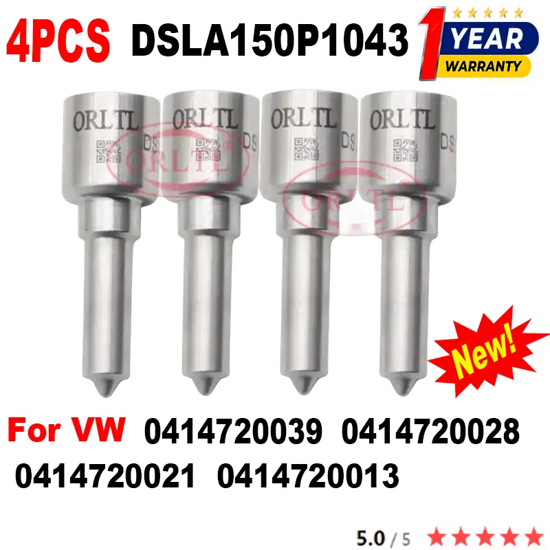 

ORLTL DSLA150P1043 для VW 0414720039 0414720028 0414720021 0414720013 сопло с общей топливной магистралью (0433175304) 4 шт.