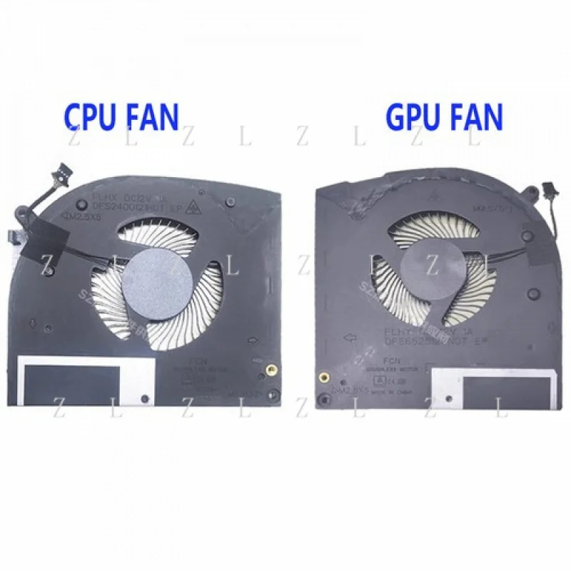 

L для ноутбука DELL Alienware M15 R2, охлаждающий вентилятор для процессора и графического процессора N18E 0X9FRW FLHT P87F 12 В