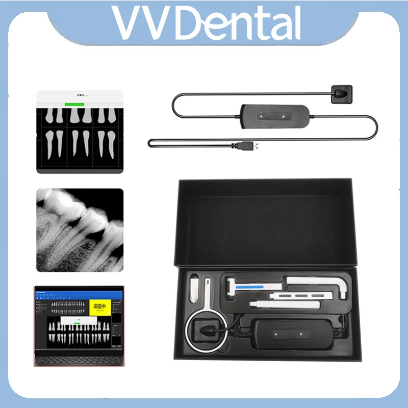 Dental X Ray Sensor 2 Year Warranty for Adult/Child Digital Sensor With Drive Software USB Cable RVG HDR Intraoral Image System