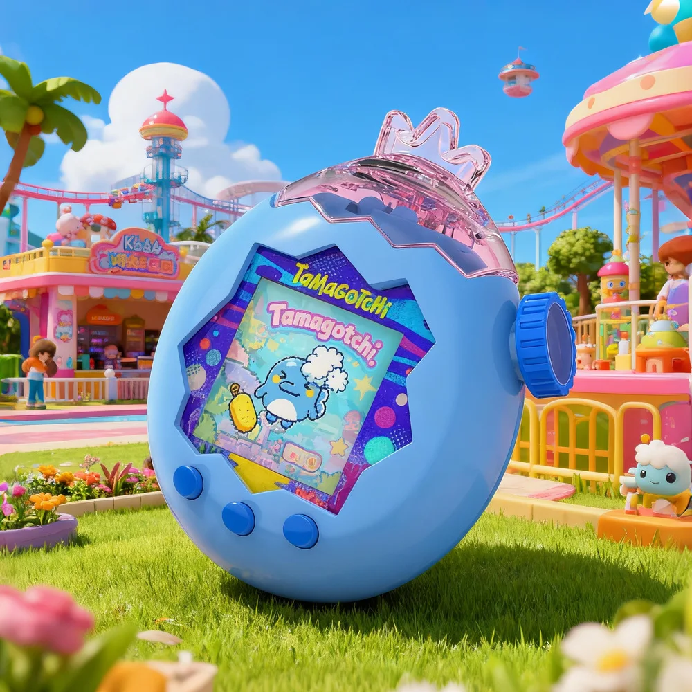 لـ Tamagotchi Paradise Crown Edition PC غطاء علوي شفاف لطيف ديكورات ملحقات وحدة التحكم في الألعاب