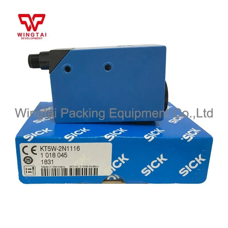 

Новый фотоэлектрический датчик SICK для обнаружения цветных маркеров с расстоянием обнаружения 10 мм KT5W-2N1116