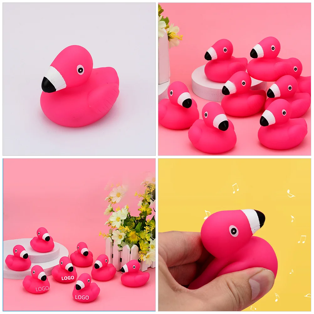 15 Pcs Children's Toys Duck Playing Water Bath Animals Baby Pinch Mini for Vinyl Kids Indoor Bathtub Shower