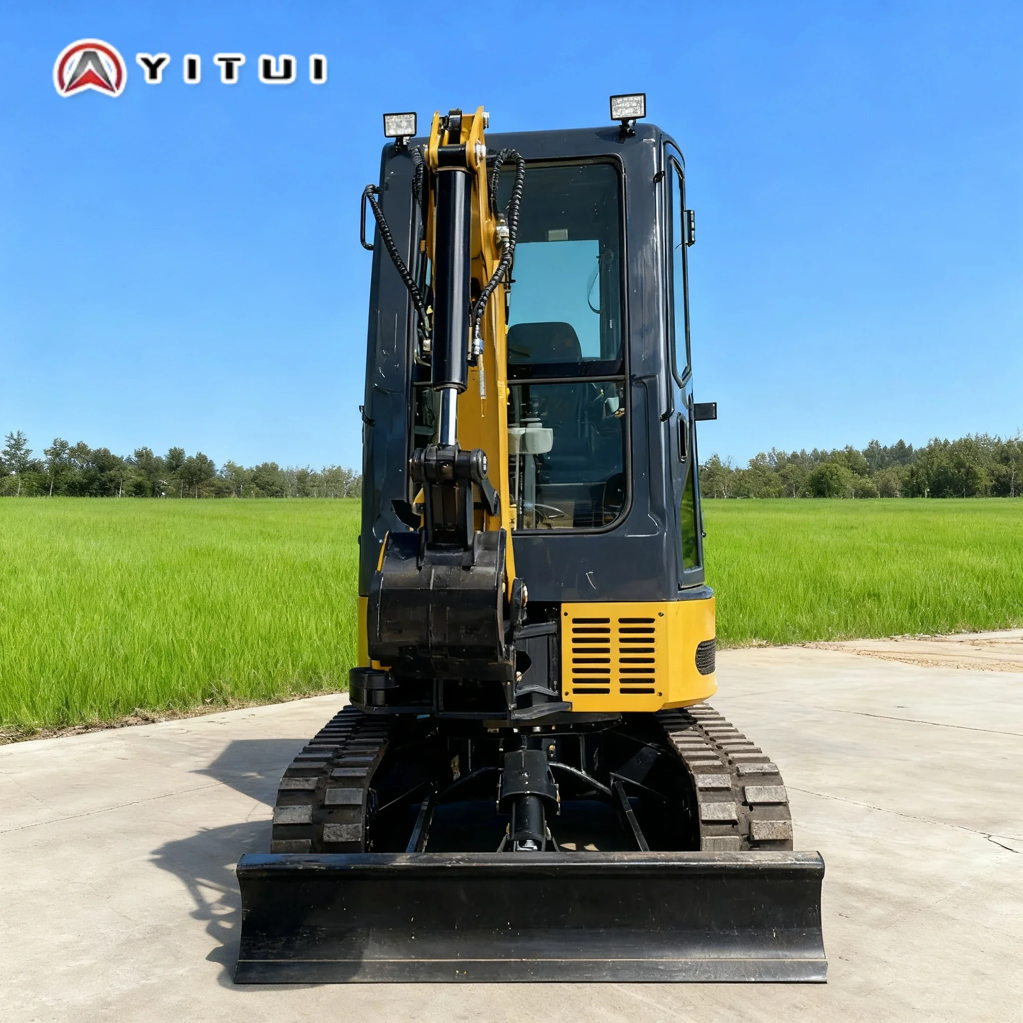 Epa Kubota حفارة صغيرة مخصصة 2.6 طن حفار صغير يمكن تثبيت الكابينة وحفارة صغيرة لتكييف الهواء