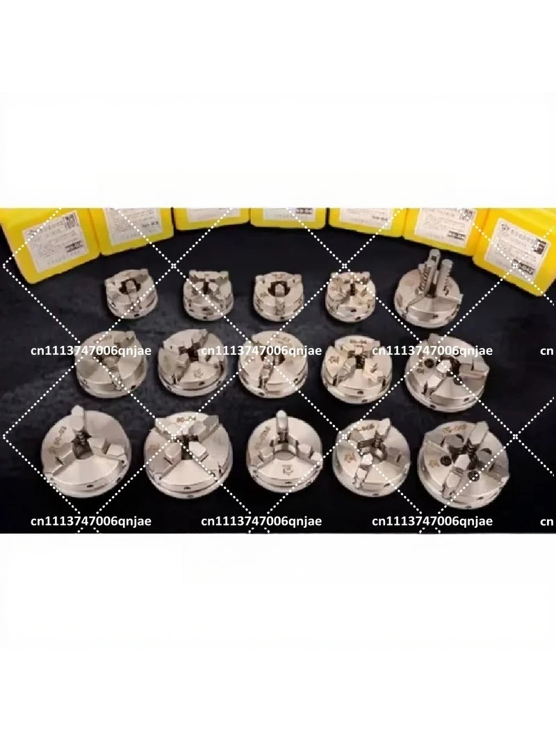 Miniature Hand-tight Chuck Three-jaw Four-jaw Small Chuck 50/65/80 3 Claws 4 Claws Woodworking Lathe Tool