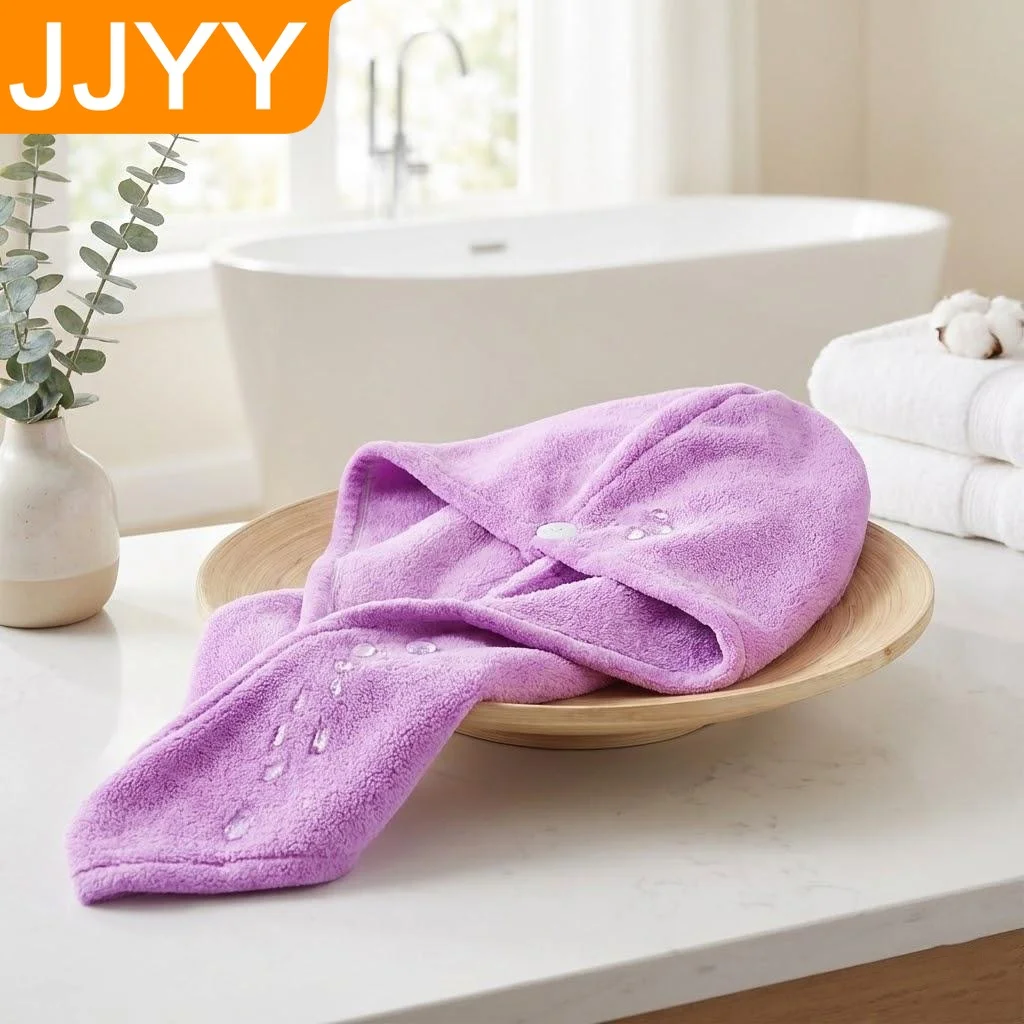 Microfiber Hair Towel Quick Drying Hair Towel Super Absorbent Coral Velvet Hair Drying Towel Hair Bandana Fast Dry