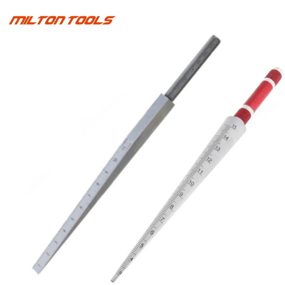 Conical feeler gauge taper cone cylinder gauge 0.5-11mm 1-6.5mm measuring hole size diameter tapper gauge