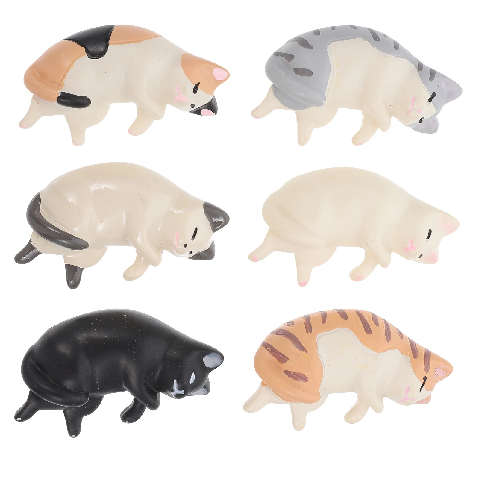 

6Pcs Cat Refrigerator Magnets Cartoon Animal Fridge Stickers Magnetic Photo Holder Kitchen Accessories Fridge Magnet Gifts